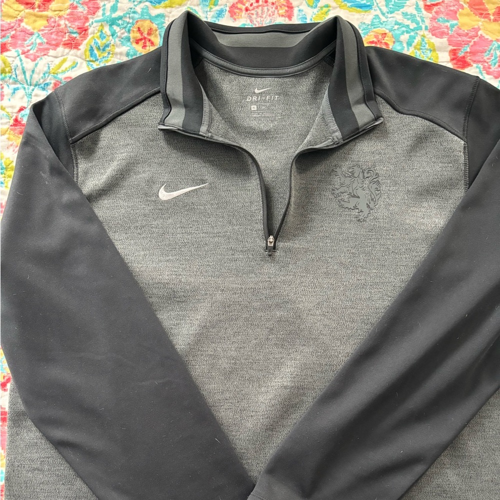 Men's Nike Black Army Black Knights Rivalry Quarter-Zip Pullover Jacket